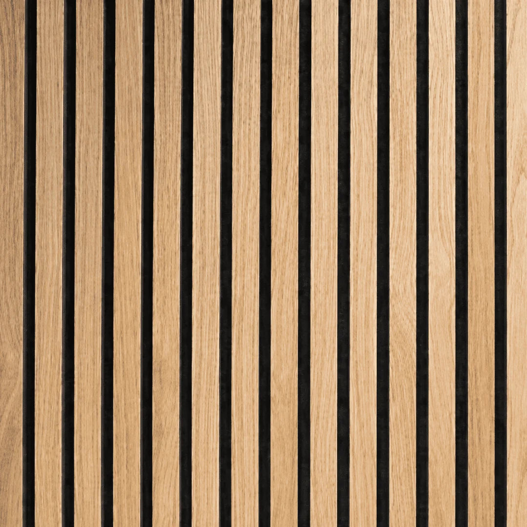 Akustik-Holzwandpaneel – Verwandeln Sie Ihren Raum in nur 30 Minuten – (270 cm x 110 cm)